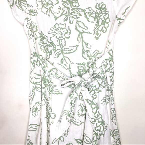 Free People A Thing Called Love Linen Floral Mini Dress - Picture 10 of 14